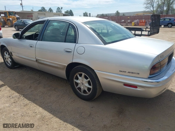 2003 Buick Park Avenue with VIN 1G4CW54K334100140, listed as a IAAI auction lot 41874244 with 85,201 mi miles. Bid and sale history available at carsss.com. Image 3.