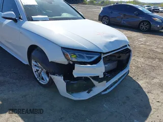 2021 Audi A4 S line Premium with VIN WAUDAAF46MN007457, listed as a IAAI auction lot 42143849 with 43,828 mi miles and . Bid and sale history available at DreamBid. Image 6.