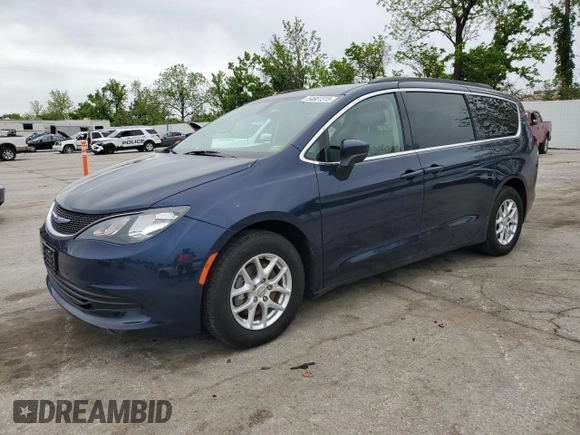 2020 Chrysler Voyager LXi z VIN 2C4RC1DG9LR172114, wystawiony jako Copart lot #54681515 z przebiegiem 81 990 mil mil oraz Szkoda całkowita • Salvage title. Historia ofert i sprzedaży dostępna na DreamBid. Obrazek 1.