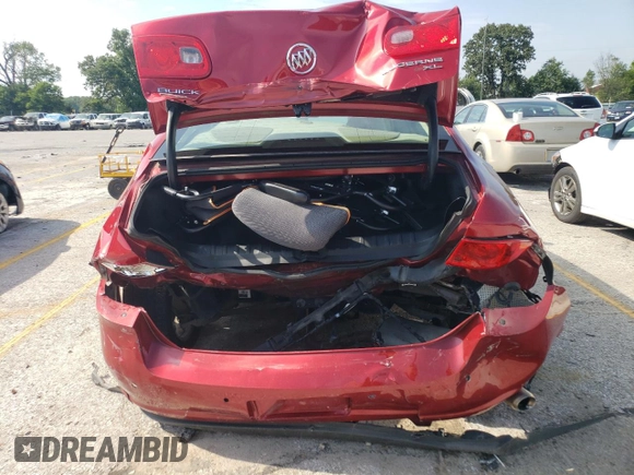 2011 Buick Lucerne CXL with VIN 1G4HC5EM0BU151754, listed as a Copart auction lot 62826543 with 135,035 mi miles and Salvage Title. Bid and sale history available at carsss.com. Image 6.