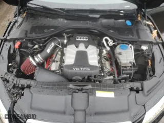 2014 Audi A7 3.0 Premium Plus with VIN WAUWGAFC0EN095857, listed as a Copart auction lot 47773675 with 118,102 mi miles and Salvage Title. Bid and sale history available at carsss.com. Image 11.