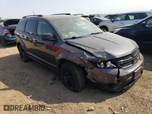 2019 Dodge Journey SE with VIN 3C4PDCBG0KT784247, listed as a Copart auction lot 70984424 with 106,073 mi miles and Salvage Title. Bid and sale history available at DreamBid. Image 4.