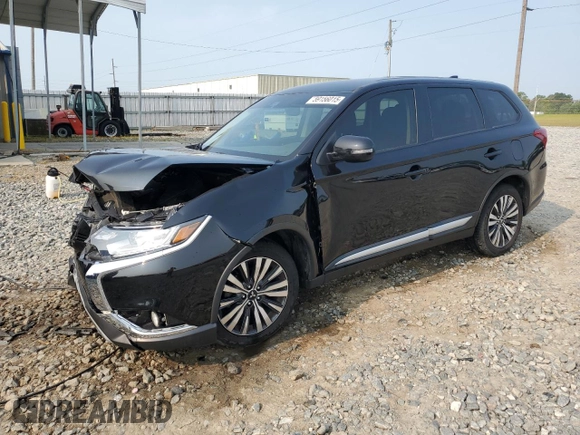 2020 Mitsubishi Outlander SE with VIN JA4AD3A33LZ043762, listed as a Copart auction lot 59156015 with 58,483 mi miles and Salvage title. Bid and sale history available at DreamBid. Image 1.