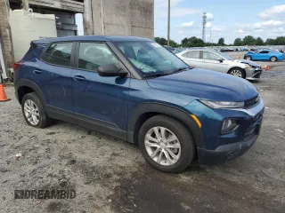2021 Chevrolet TrailBlazer LS with VIN KL79MMS21MB145590, listed as a Copart auction lot 67846114 with 46,252 mi miles and Salvage Title. Bid and sale history available at DreamBid. Image 4.