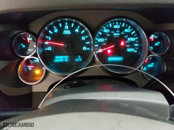 2013 Chevrolet Silverado 1500 LT with VIN 1GCRCSEA7DZ341019, listed as a Copart auction lot 49619425 with 166,787 mi miles and Clean Title. Bid and sale history available at carsss.com. Image 9.