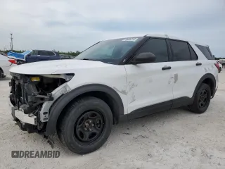 2021 Ford Police Interceptor Utility z VIN 1FM5K8AW4MNA01237, wystawiony jako Copart lot #48664315 z przebiegiem Nie podano mil oraz Nie do naprawy. Historia ofert i sprzedaży dostępna na DreamBid. Obrazek 1.
