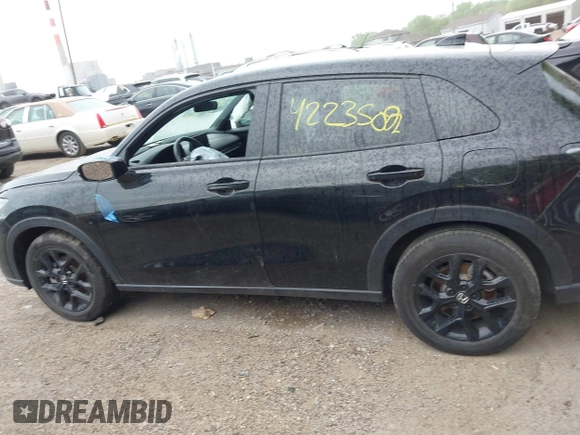 2024 Honda HR-V Sport with VIN 3CZRZ2H57RM701390, listed as a IAAI auction lot 42235082 with 10,001 mi miles and . Bid and sale history available at DreamBid. Image 14.