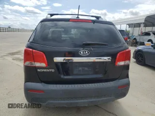2012 Kia Sorento LX with VIN 5XYKT4A64CG211596, listed as a Copart auction lot 51522015 with 190,813 mi miles and Clean Title. Bid and sale history available at carsss.com. Image 6.