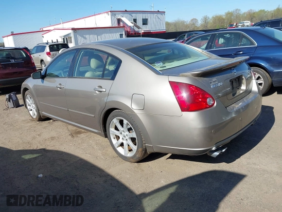 2007 Nissan Maxima 3.5 SE with VIN 1N4BA41E47C854298, listed as a IAAI auction lot 41999478 with 104,508 mi miles. Bid and sale history available at carsss.com. Image 3.