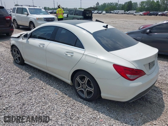 2018 Mercedes-Benz CLA 250 with VIN WDDSJ4GB2JN521610, listed as a IAAI auction lot 42411757 with 118,632 mi miles and . Bid and sale history available at DreamBid. Image 3.