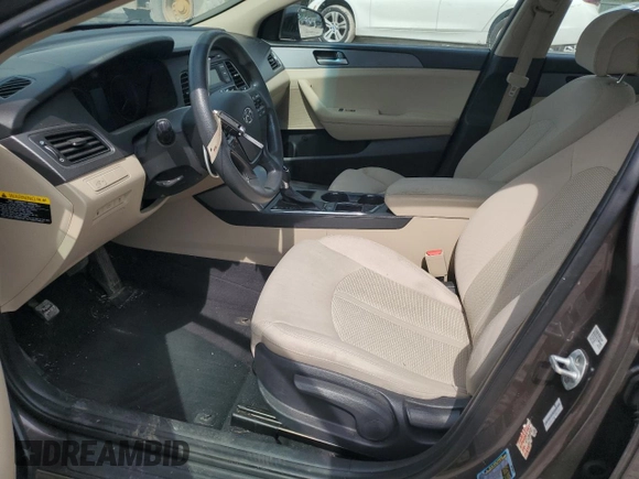 2017 Hyundai Sonata SE with VIN 5NPE24AF6HH557679, listed as a Copart auction lot 51521615 with 148,337 mi miles and Salvage Title. Bid and sale history available at DreamBid. Image 7.