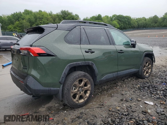 2024 Toyota RAV4 Hybrid LE with VIN 2T3UWRFV2RW233698, listed as a Copart auction lot 58485325 with 6,873 mi miles and Salvage title. Bid and sale history available at DreamBid. Image 3.