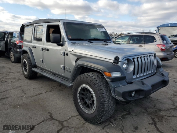 2018 Jeep Wrangler Unlimited Sport with VIN 1C4HJXDG2JW291065, listed as a Copart auction lot 88847775 with 61,010 mi miles and Salvage Title. Bid and sale history available at carsss.com. Image 4.