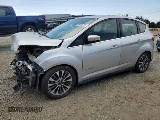 2017 Ford C-Max Titanium z VIN 1FADP5DU5HL110937, wystawiony jako Copart lot #58993795 z przebiegiem 76 914 mil mil oraz Szkody całkowita. Historia ofert i sprzedaży dostępna na DreamBid. Obrazek 1.