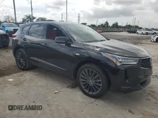 2024 Acura RDX Advance with VIN 5J8TC2H82RL008172, listed as a Copart auction lot 65535654 with 4,873 mi miles and Salvage Title. Bid and sale history available at DreamBid. Image 4.