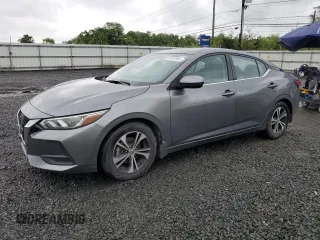 2021 Nissan Sentra SV z VIN 3N1AB8CVXMY297961, wystawiony jako Copart lot #57107045 z przebiegiem 39 533 mil mil oraz Szkoda całkowita • Salvage title. Historia ofert i sprzedaży dostępna na DreamBid. Obrazek 1.