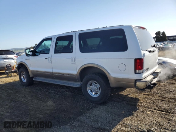 2000 Ford Excursion Limited with VIN 1FMNU43S5YEE00578, listed as a Copart auction lot 51842985 with 174,089 mi miles and Clean title. Bid and sale history available at DreamBid. Image 2.