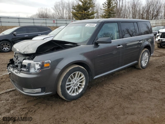 2019 Ford Flex SEL with VIN 2FMGK5C85KBA01259, listed as a Copart auction lot 47396585 with 124,934 mi miles and Clean Title. Bid and sale history available at carsss.com. Image 1.