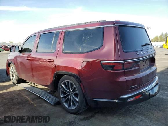 2022 Jeep Wagoneer Series III with VIN 1C4SJVDT0NS116320, listed as a Copart auction lot 58300315 with 108,714 mi miles and Salvage title. Bid and sale history available at DreamBid. Image 2.