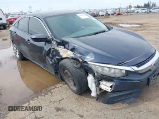 2016 Honda Civic Sedan LX with VIN 19XFC2F55GE222468, listed as a IAAI auction lot 41834508 with 1 mi miles. Bid and sale history available at carsss.com. Image 1.