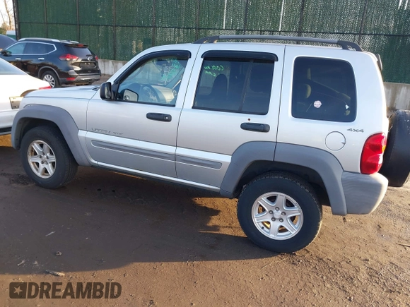 2002 Jeep Liberty Sport with VIN 1J4GL48K32W131467, listed as a IAAI auction lot 41485096 with 139,407 mi miles. Bid and sale history available at carsss.com. Image 3.