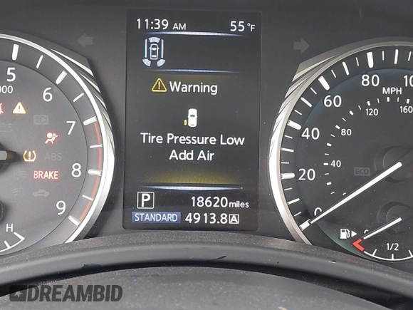 2023 Infiniti Q50 Luxe with VIN JN1EV7BP3PM511881, listed as a IAAI auction lot 41217294 with 18,620 mi miles and . Bid and sale history available at DreamBid. Image 15.