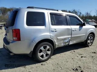 2013 Honda Pilot EX-L with VIN 5FNYF4H50DB502958, listed as a Copart auction lot 47458975 with 112,827 mi miles and Salvage Title. Bid and sale history available at carsss.com. Image 3.