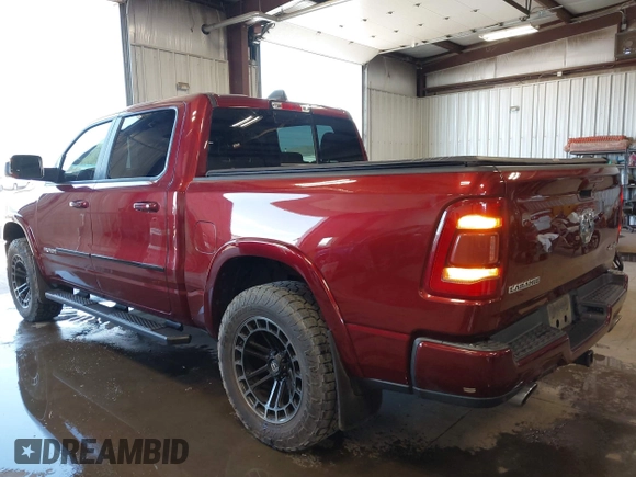 2019 Ram 1500 Laramie with VIN 1C6SRFJT8KN696341, listed as a IAAI auction lot 42473209 with 55,480 mi miles and . Bid and sale history available at DreamBid. Image 3.