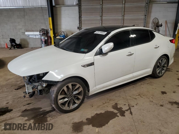 2015 Kia Optima SX Turbo with VIN 5XXGR4A63FG444995, listed as a Copart auction lot 52419465 with 67,249 mi miles and Salvage title. Bid and sale history available at DreamBid. Image 1.