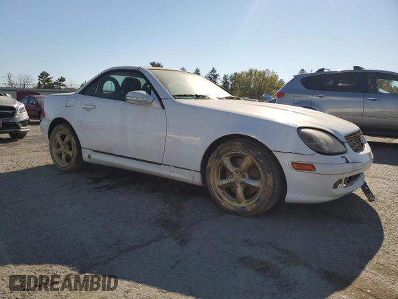 2001 Mercedes-Benz SLK 230/320 with VIN WDBKK65FX1F207009, listed as a Copart auction lot 77037374 with Not Provided miles and Clean Title. Bid and sale history available at DreamBid. Image 4.