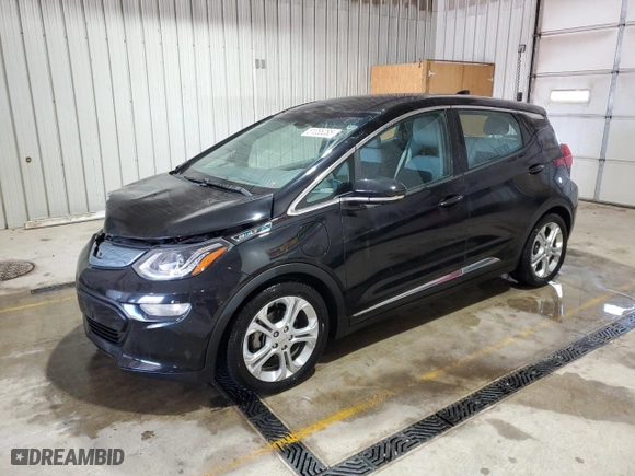 2017 Chevrolet Bolt EV LT with VIN 1G1FW6S09H4186319, listed as a Copart auction lot 51055285 with 131,317 mi miles and Salvage Title. Bid and sale history available at carsss.com. Image 1.