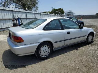 1997 Honda Civic DX with VIN 1HGEJ6128VL021000, listed as a Copart auction lot 56716604 with 152,654 mi miles and Salvage Title. Bid and sale history available at carsss.com. Image 3.