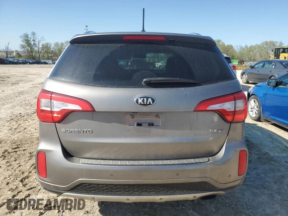 2015 Kia Sorento SX with VIN 5XYKW4A70FG638701, listed as a Copart auction lot 53567915 with 181,241 mi miles and Salvage title. Bid and sale history available at DreamBid. Image 6.