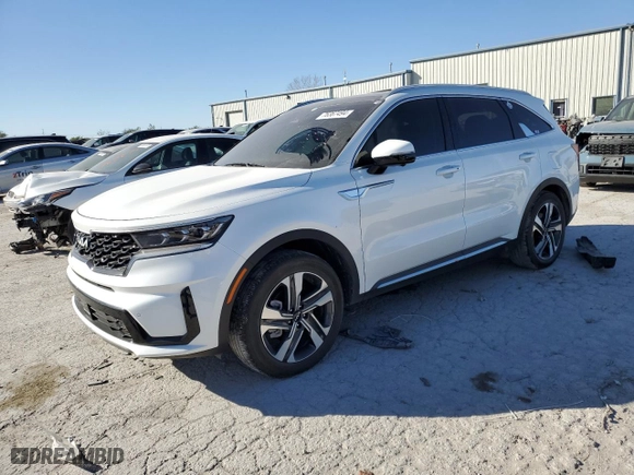 2023 Kia Sorento Plug-In Hybrid SX Prestige with VIN KNDRMDLH9P5205172, listed as a Copart auction lot 76367494 with 17,821 mi miles and Salvage Title. Bid and sale history available at carsss.com. Image 1.