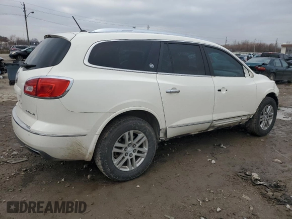 2014 Buick Enclave Convenience with VIN 5GAKRAKD6EJ277369, listed as a Copart auction lot 85307794 with 117,858 mi miles and Salvage Title. Bid and sale history available at carsss.com. Image 3.