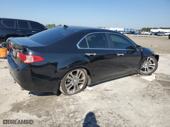 2013 Acura TSX with VIN JH4CU2F44DC000237, listed as a Copart auction lot 46850665 with 155,897 mi miles and Salvage Title. Bid and sale history available at carsss.com. Image 3.