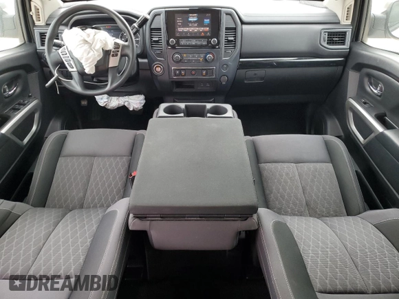 2022 Nissan Titan SV with VIN 1N6AA1EE5NN104390, listed as a Copart auction lot 51610705 with 53,129 mi miles and Salvage title. Bid and sale history available at DreamBid. Image 8.