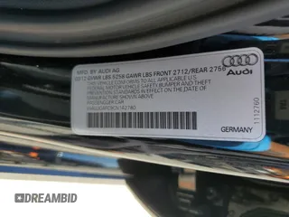 2012 Audi A6 3.0T Prestige with VIN WAUJGAFC9CN142780, listed as a Copart auction lot 46891295 with 113,578 mi miles and Clean Title. Bid and sale history available at carsss.com. Image 12.
