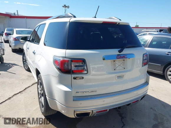2014 GMC Acadia Denali with VIN 1GKKRTKD7EJ222363, listed as a IAAI auction lot 42062758 with 1 mi miles. Bid and sale history available at carsss.com. Image 3.