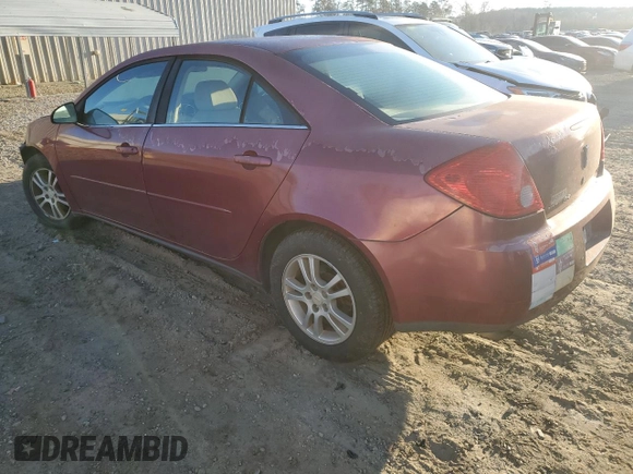 2005 Pontiac G6 with VIN 1G2ZG548054142160, listed as a Copart auction lot 83626254 with 0 mi miles and Salvage Title. Bid and sale history available at carsss.com. Image 2.
