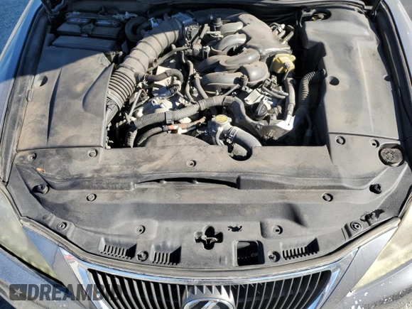 2012 Lexus IS 250 with VIN JTHCF5C22C5060468, listed as a Copart auction lot 75116504 with 206,410 mi miles and Salvage Title. Bid and sale history available at DreamBid. Image 11.