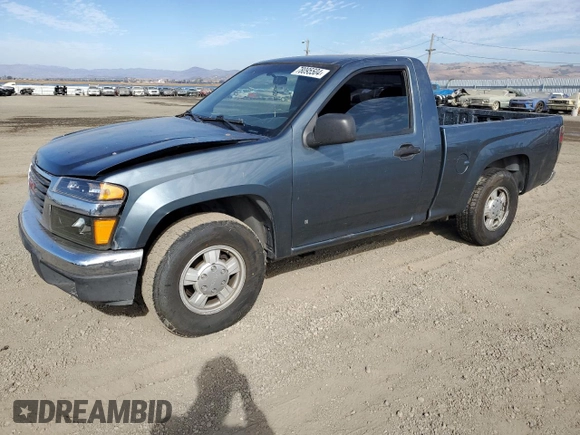 2007 GMC Canyon SL with VIN 1GTCS149478182349, listed as a Copart auction lot 78095504 with 176,971 mi miles and Salvage Title. Bid and sale history available at carsss.com. Image 1.