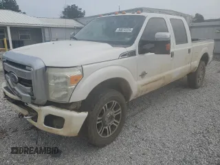 2015 Ford F-350 Platinum with VIN 1FT8W3BT8FEA20776, listed as a Copart auction lot 50872225 with 217,559 mi miles and Salvage title. Bid and sale history available at DreamBid. Image 1.