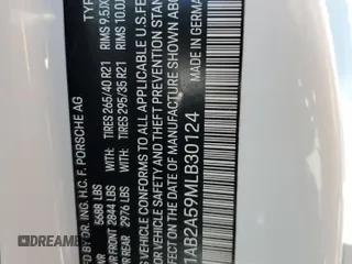 2021 Porsche Macan S z VIN WP1AB2A59MLB30124, wystawiony jako Copart lot #56341795 z przebiegiem 36 969 mil mil oraz Szkoda całkowita • Salvage title. Historia ofert i sprzedaży dostępna na DreamBid. Obrazek 14.