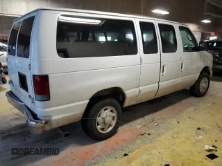 2008 Ford Econoline Passenger XL with VIN 1FBNE31L08DA49824, listed as a Copart auction lot 88313115 with 154,440 mi miles and Salvage Title. Bid and sale history available at carsss.com. Image 3.