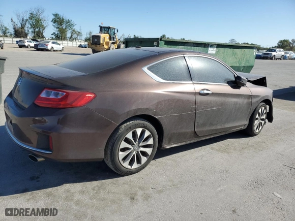 2013 Honda Accord Cpe EX-L with VIN 1HGCT1B8XDA021873, listed as a Copart auction lot 48564965 with 94,065 mi miles and Salvage Title. Bid and sale history available at carsss.com. Image 3.