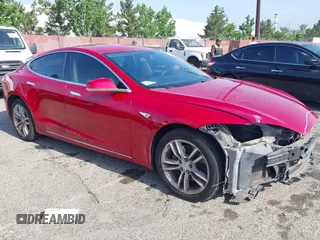 2014 Tesla Model S 60 with VIN 5YJSA1H16EFP42727, listed as a IAAI auction lot 42544475 with 166,877 mi miles and . Bid and sale history available at DreamBid. Image 1.
