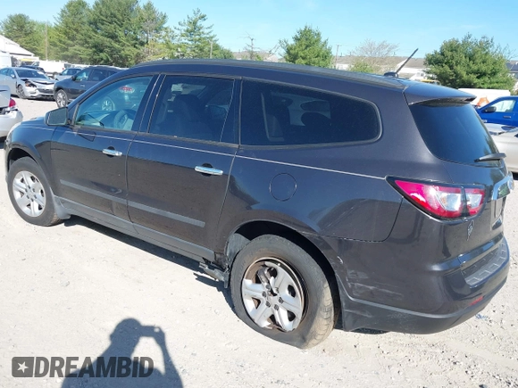 2015 Chevrolet Traverse LS with VIN 1GNKRFED6FJ306644, listed as a IAAI auction lot 42123700 with 97,222 mi miles and . Bid and sale history available at DreamBid. Image 3.