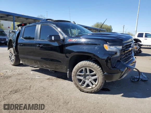 2022 Chevrolet Silverado 1500 LT Trail Boss with VIN 3GCUDFEL4NG586071, listed as a Copart auction lot 72244214 with Not Provided miles and Non Repairable. Bid and sale history available at DreamBid. Image 4.