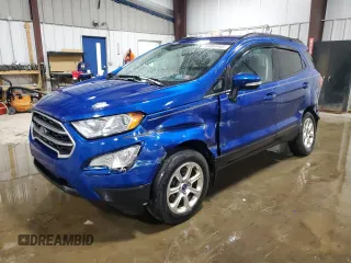 2020 Ford EcoSport SE with VIN MAJ6S3GL6LC368813, listed as a Copart auction lot 53084445 with 73,016 mi miles and Salvage Title. Bid and sale history available at carsss.com. Image 1.